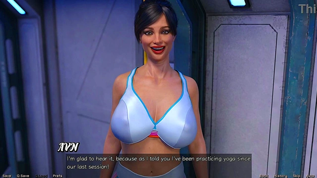 Stranded Space Yogini – BustyBrunette Cums in Sexy Outfits & Curvy Positions