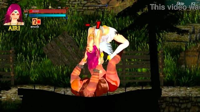 Pink-Haired Woman Enjoys Intense Sex With Strong Man in New Guilty Hell 2 Hentai Game