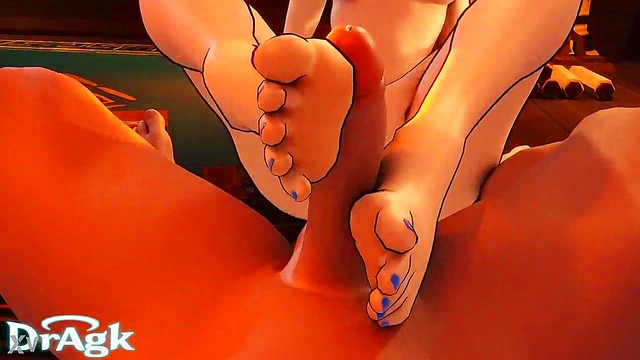 Ganyu Performs Her Duties With A Seductive Foot Job In This Anime