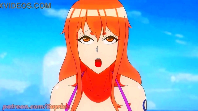 3D Nami Gets Sexy On The Beach With Anime