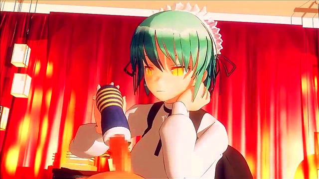 Emotionless Maid Hikage Serves Up Senran Kagura Anime Action