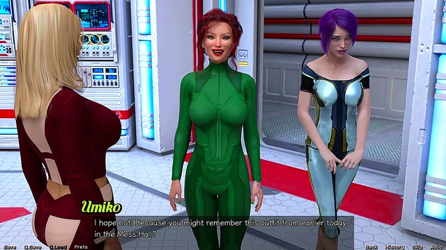 Busty MILF Strands Me in Space for Big-Cock 3D Hentai Action & Huge Cumshots