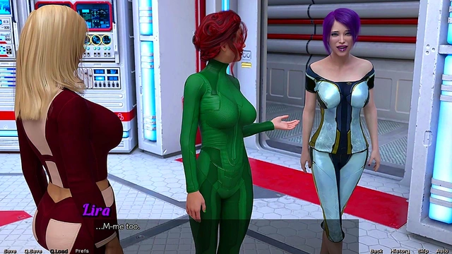 Busty MILF Strands Me in Space for Big-Cock 3D Hentai Action & Huge Cumshots