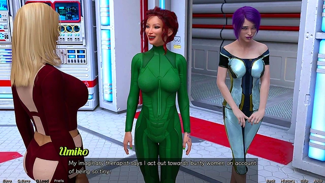 Busty MILF Strands Me in Space for Big-Cock 3D Hentai Action & Huge Cumshots