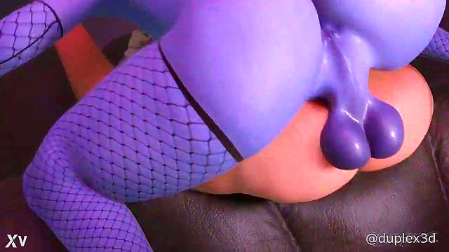 Big-Assed Anime Babe Gets Fucked Hard In 3D Anal Adventure With Futanari Big Dick Creampie