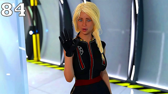 BlondeVirgin Strands In Space – Caught By Busty Stepsister For Huge-Cock Fun