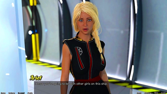 BlondeVirgin Strands In Space – Caught By Busty Stepsister For Huge-Cock Fun