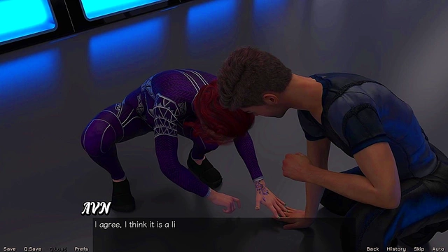 BlondeVirgin Strands In Space – Caught By Busty Stepsister For Huge-Cock Fun