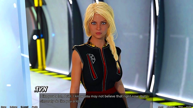 BlondeVirgin Strands In Space – Caught By Busty Stepsister For Huge-Cock Fun