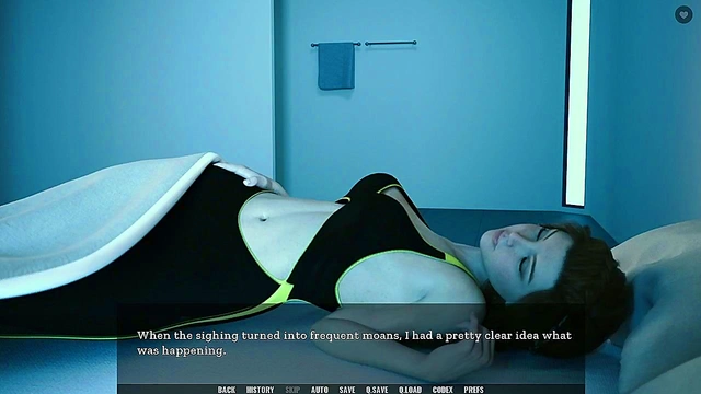 Sexy Curvy Anime Babe Masturbates Under Shower for Hot Climax