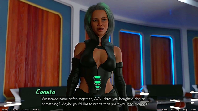 Bossy Space Girl Dominates With Busty Curves And Sexy Outfits In 3D Hentai Game