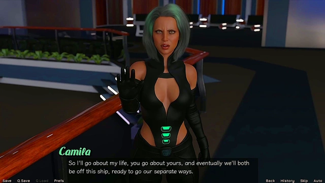 Bossy Space Girl Dominates With Busty Curves And Sexy Outfits In 3D Hentai Game