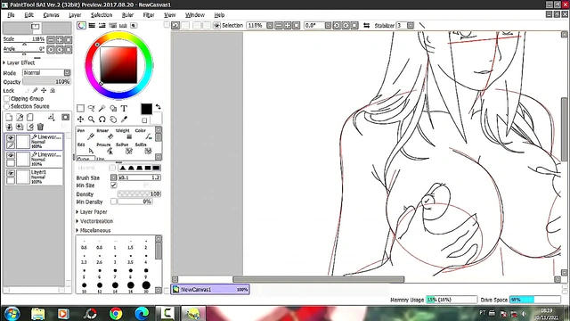 Speed Drawing Anime Sex With Naruto’s Hinata Hyuuga In Sexy Hentai Action