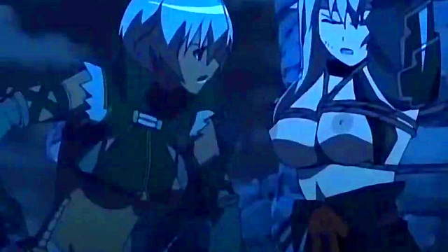 Anime Queens Spank Girls With Big Natural Tits & Lesbian Fanservice Action