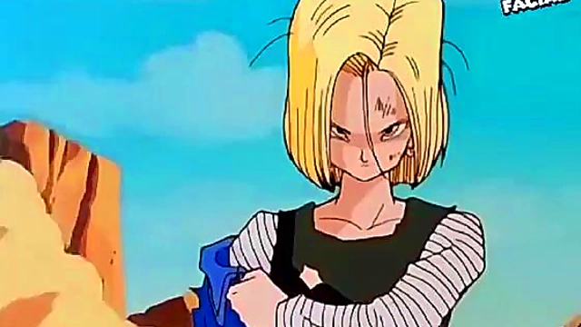 Android 18 Rides Vegeta's Dick In Hot DBZ Hentai Action