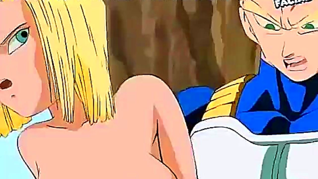 Android 18 Rides Vegeta's Dick In Hot DBZ Hentai Action