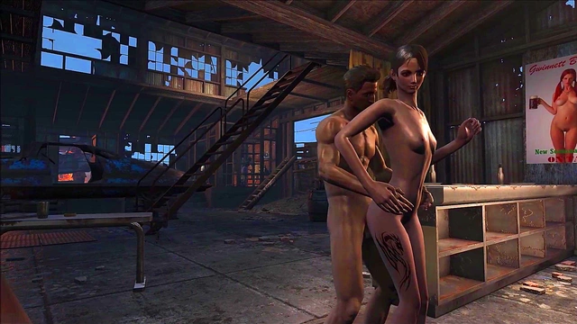 Brunette Anime Chick Gets Fucked Hard In Fallout 4 Hentai Adventure