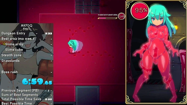 Futanari Mage Kanade’s H-Game Dungeon Quest Cocksuck & Creampie Adventure