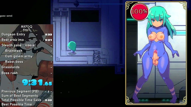 Futanari Mage Kanade’s H-Game Dungeon Quest Cocksuck & Creampie Adventure