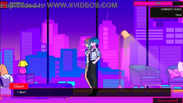 Cute Anime Babe Seduces You in Erotic Neon Fantasy Day 7