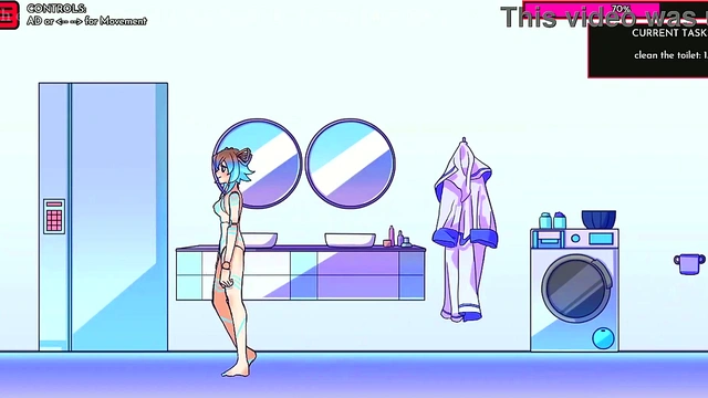 Cute Anime Babe Seduces You in Erotic Neon Fantasy Day 7