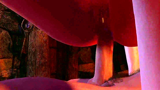 Slender Blonde Rides Cock Sideways in Sexy 3D SkyrimPorn Parody