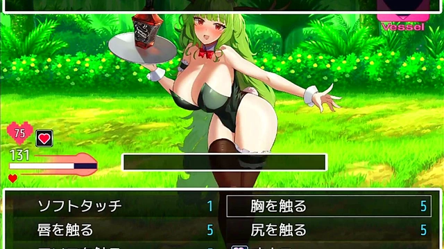 Big Woman Dominates Battle in Seductive Reverse Ryona Hentai Game Play