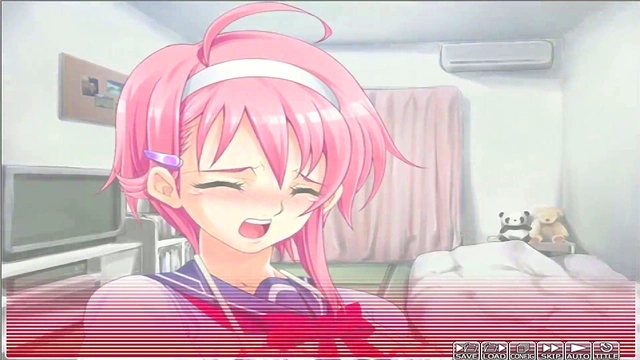 Busty Anime Girls Toy Each Other Publicly for Hot Ecchi Fun