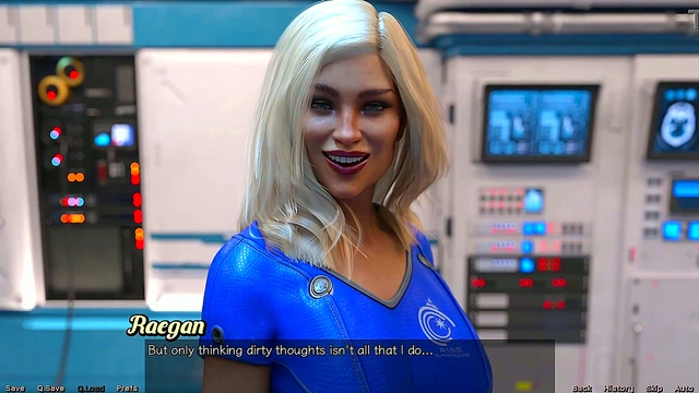 Busty MILF Stranded in Space Gets Touched & Filled With Huge 3D CockCum