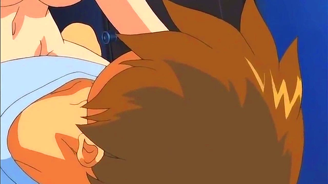 Hot Anime Stepmom With Big Tits Gives Busty Blowjob For Juicy Cumshot