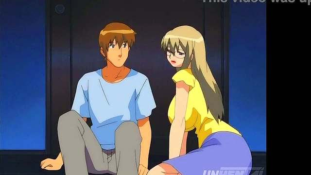 Hot Anime Stepmom With Big Tits Gives Busty Blowjob For Juicy Cumshot