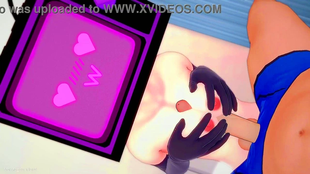 Horny TV Woman Drops Towel for Steamy 3D Hentai Skibidi Sex Scene