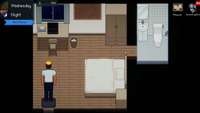 Hentai Game Manager Peeps On Sexy Dorm Girls For Hot Action