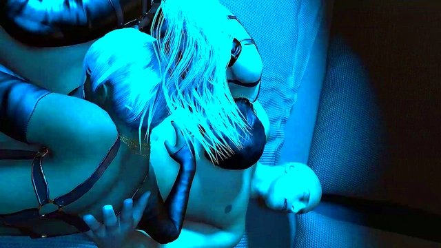 Spooing With Two Busty Ladyboys for Bareback Blowjobs & Intercourse