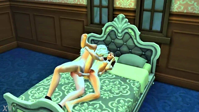 Charlotte & Griffith’s Wild Anime Encounter in The Sims 4 Berserk Scene