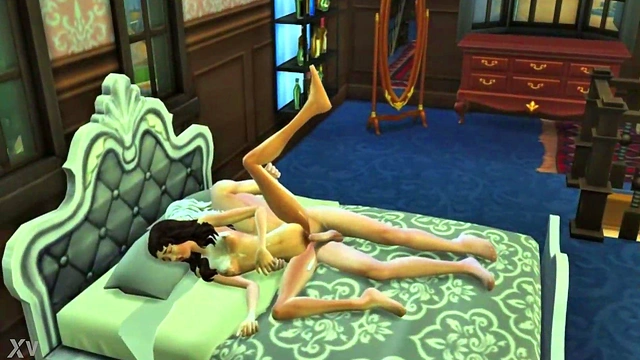 Charlotte & Griffith’s Wild Anime Encounter in The Sims 4 Berserk Scene