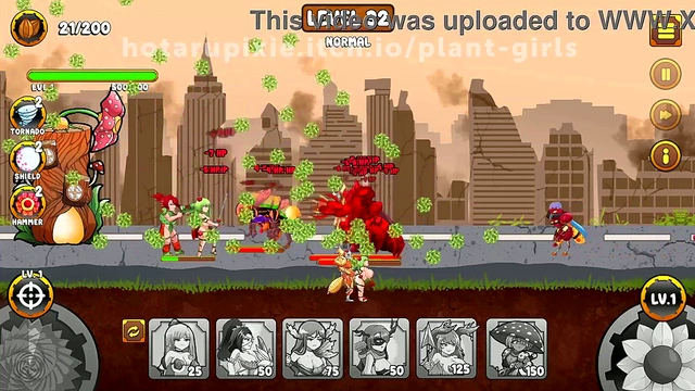 Plant Girls Battle Bugs in Erotic Anime Adventure Level 32