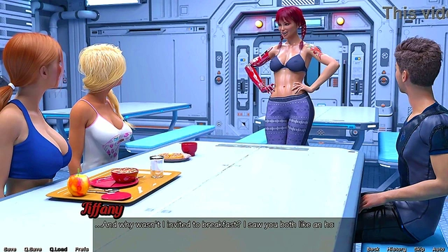 Busty 3D Anime Teen Gets Pounded By Huge Cock In Space Adventure Game