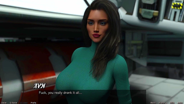 Stranded In Space – Busty 3D Hentai Babe Gives Mind-Blowing Blowjob With Huge CumSHOT