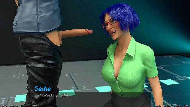 Stranded In Space – Busty 3D Hentai Babe Gives Mind-Blowing Blowjob With Huge CumSHOT