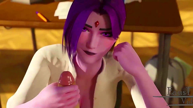 Raven's Naughty After-Class 3D Hentai Adventure With Rule34 Fun