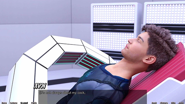 Vitiligo Beauty Craves Dick In Mouth & Pussy In Stranded Space Anime Adventure