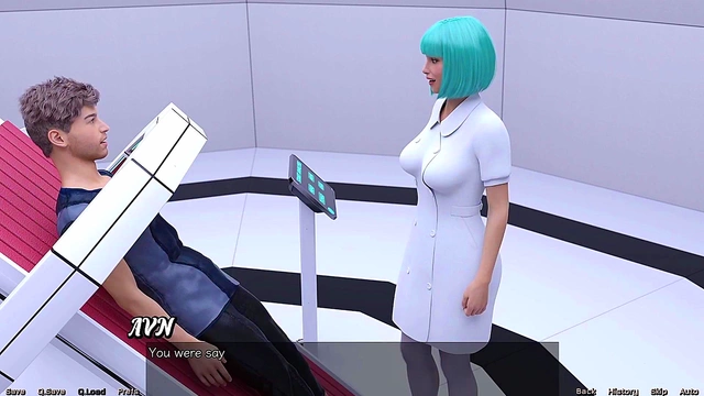 Vitiligo Beauty Craves Dick In Mouth & Pussy In Stranded Space Anime Adventure