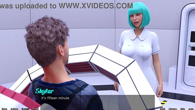 Vitiligo Beauty Craves Dick In Mouth & Pussy In Stranded Space Anime Adventure