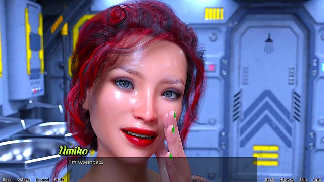 Big-Titted MILF Invites You for Steamy Shower Sex in Spacy Hentai Game