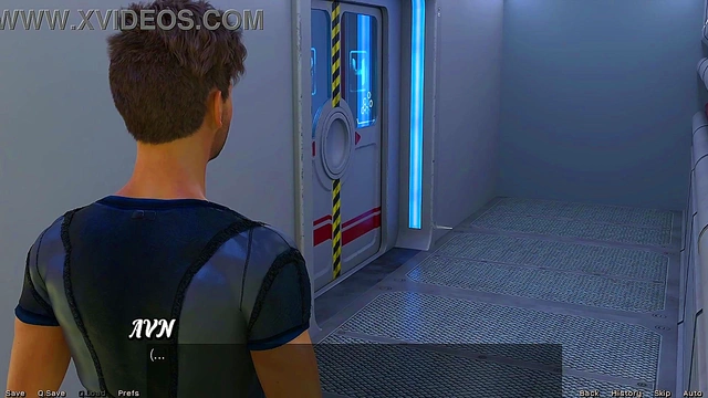 Cute Robot Girl Gets Fucked by Huge Cock for Massive Creampie in Space