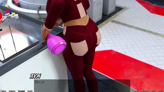 Cute Robot Girl Gets Fucked by Huge Cock for Massive Creampie in Space