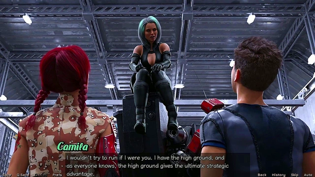 Cute Robot Girl Gets Fucked by Huge Cock for Massive Creampie in Space