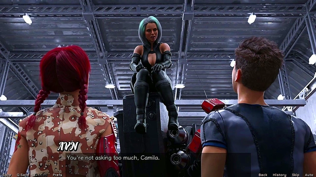 Cute Robot Girl Gets Fucked by Huge Cock for Massive Creampie in Space