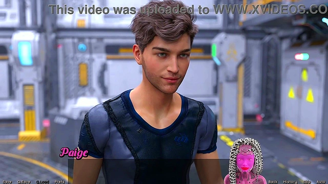 Cute Robot Girl Gets Fucked by Huge Cock for Massive Creampie in Space